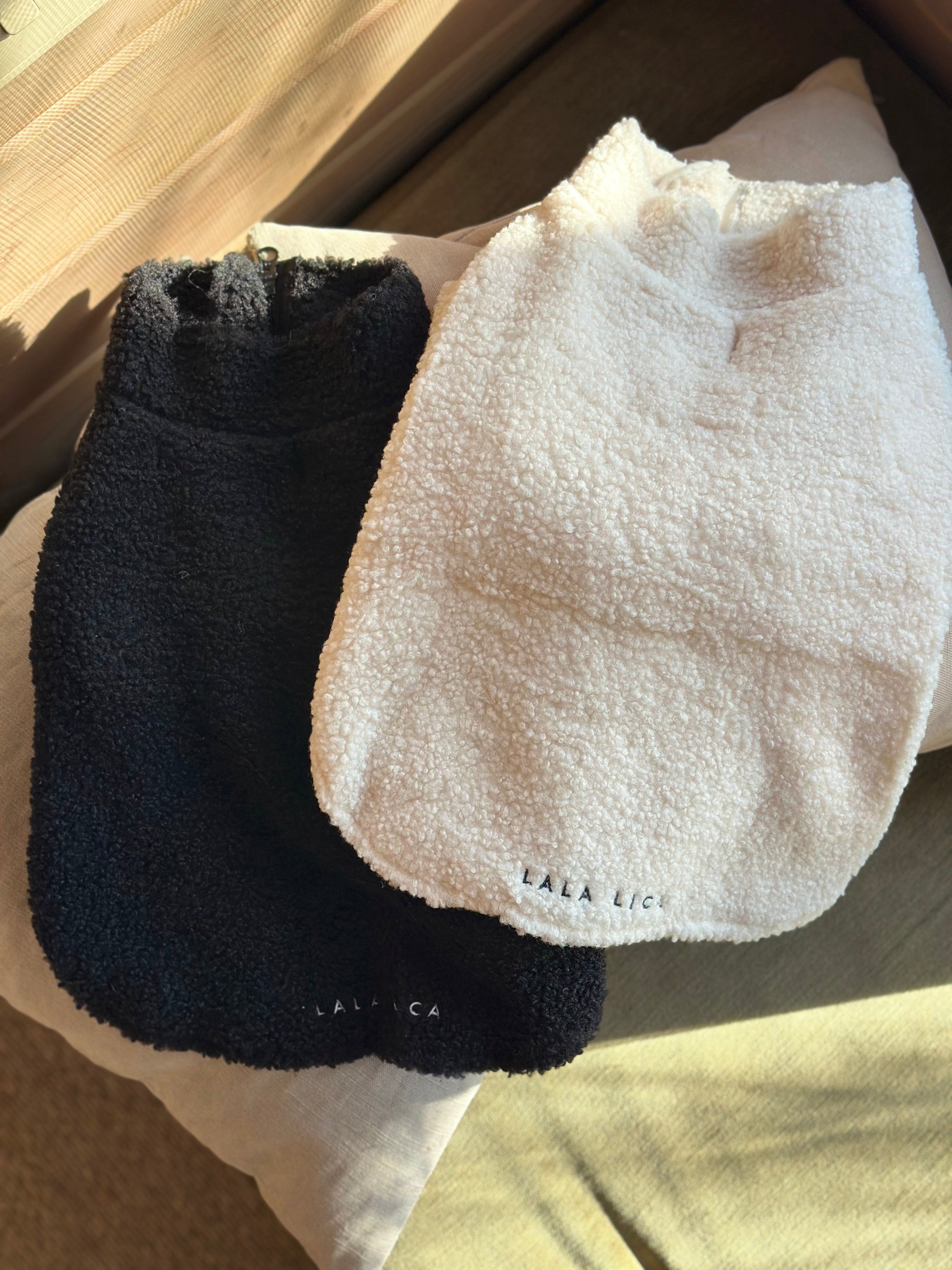 Sherpa Dog Jacket in Black