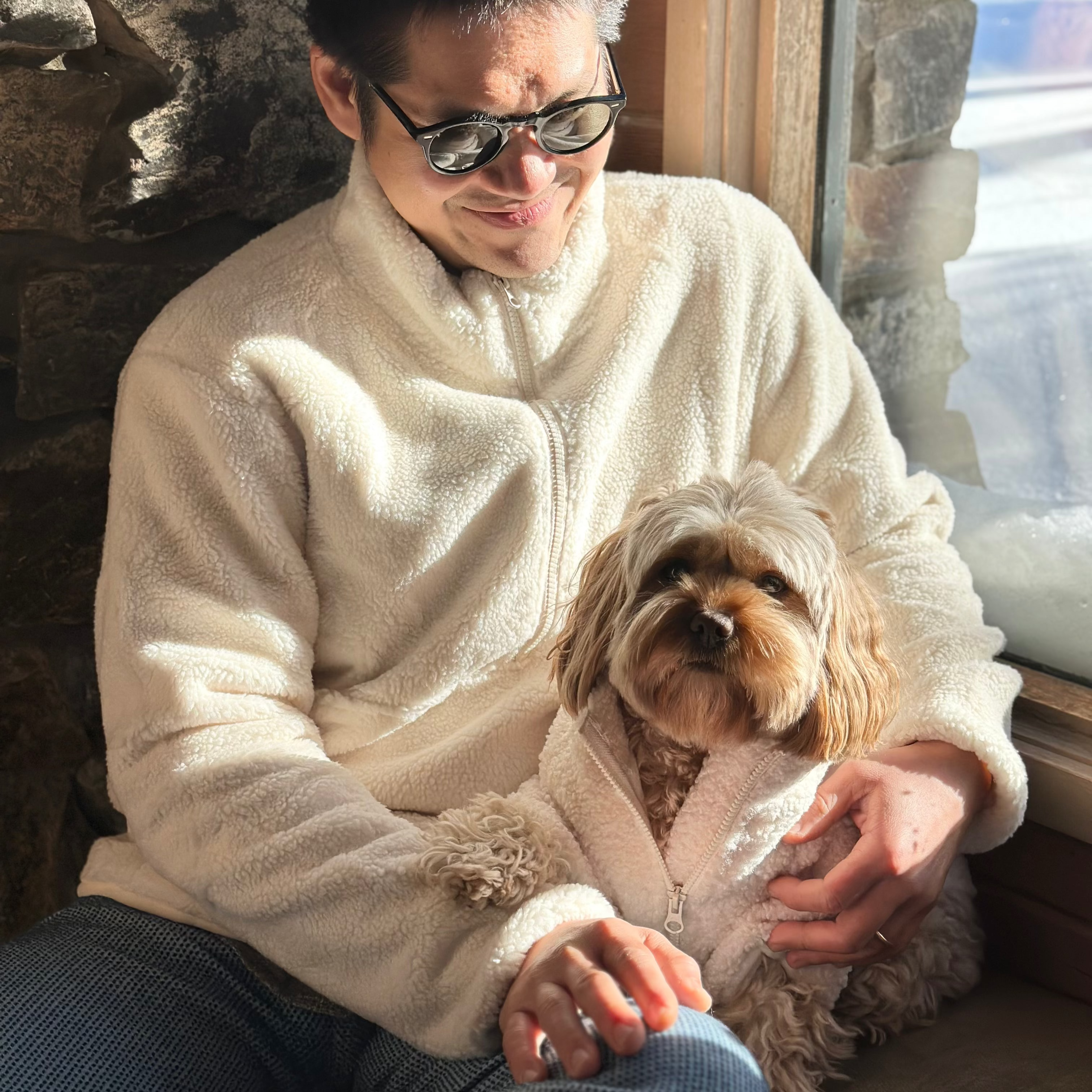 Universal Fit Sherpa Half-Zip Pullover