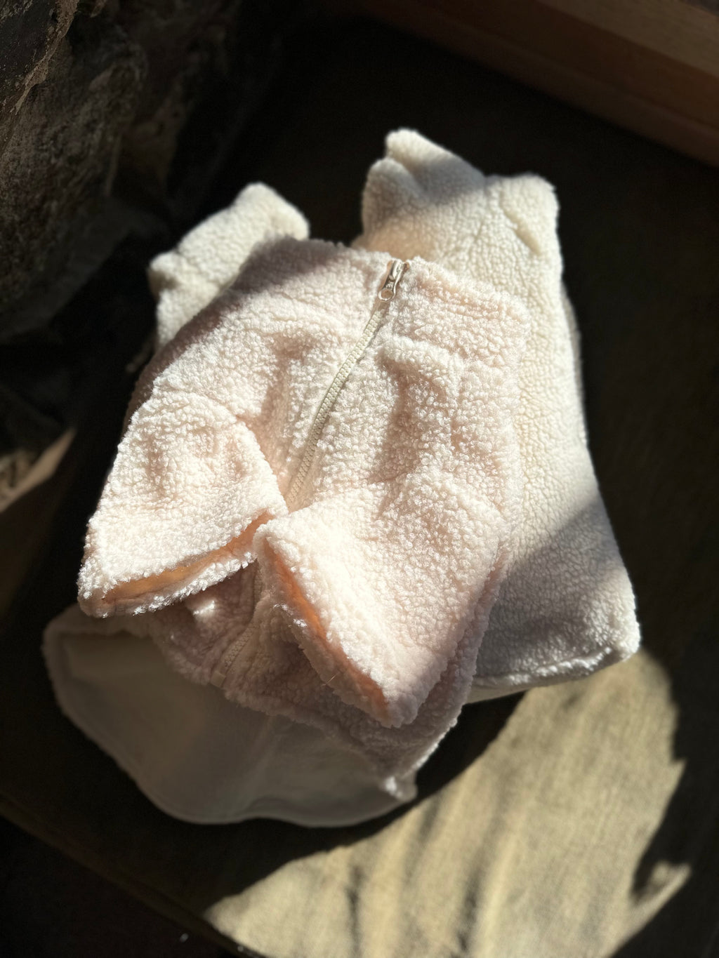 Sherpa Dog Jacket in Cloud