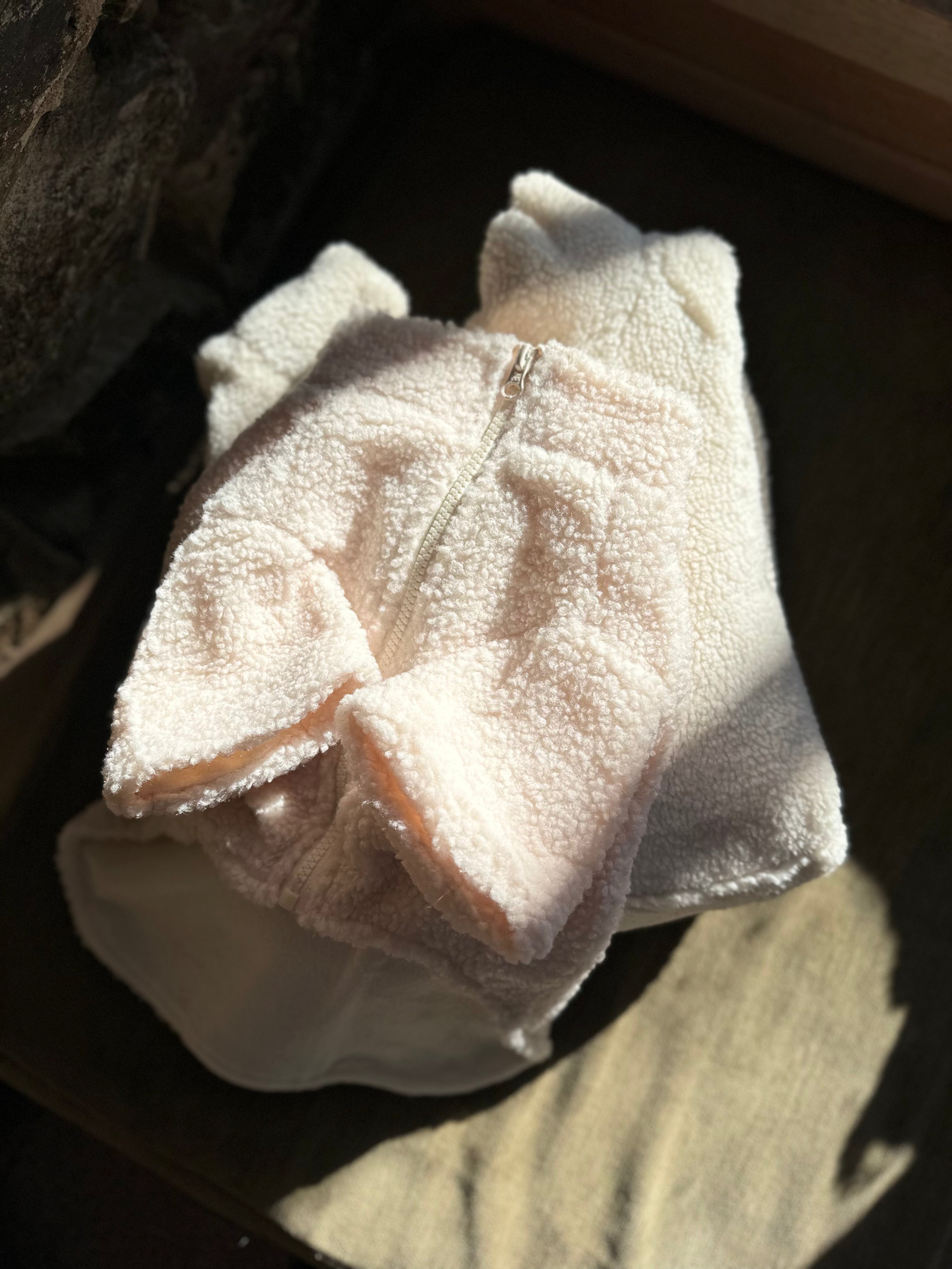 Sherpa Dog Jacket in Cloud
