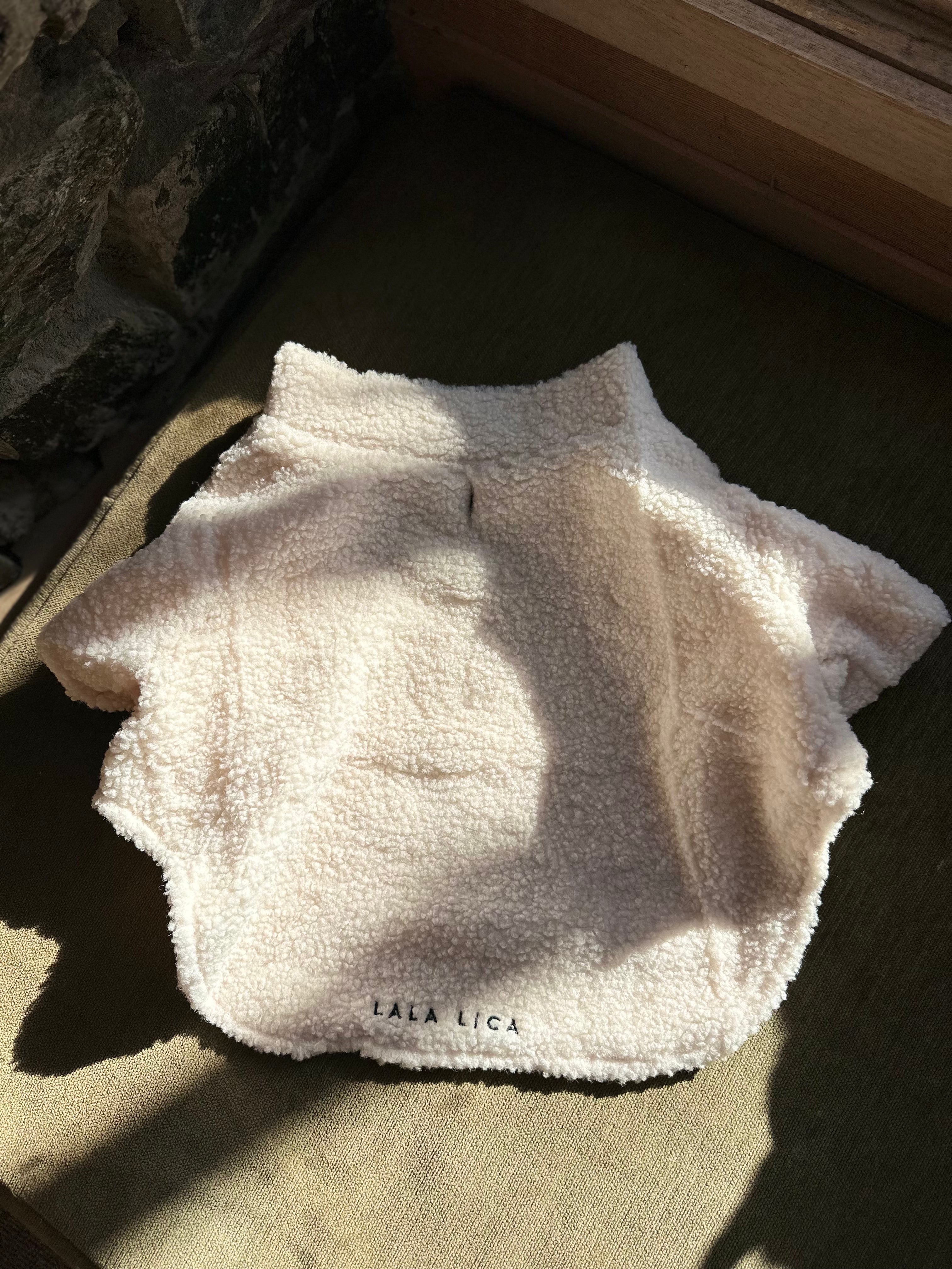 Sherpa Dog Jacket in Cloud
